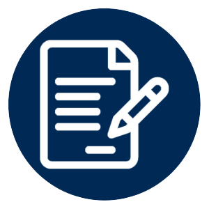 Ícone representando a expertise da Prof. Hérbat Spencer Advocacia em revisão e elaboração de contratos, garantindo segurança jurídica, proteção dos interesses comerciais e civis dos clientes e a prevenção de riscos nas relações contratuais.